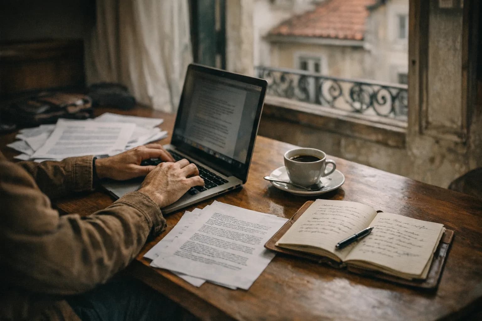 copywriter a trabalhar
