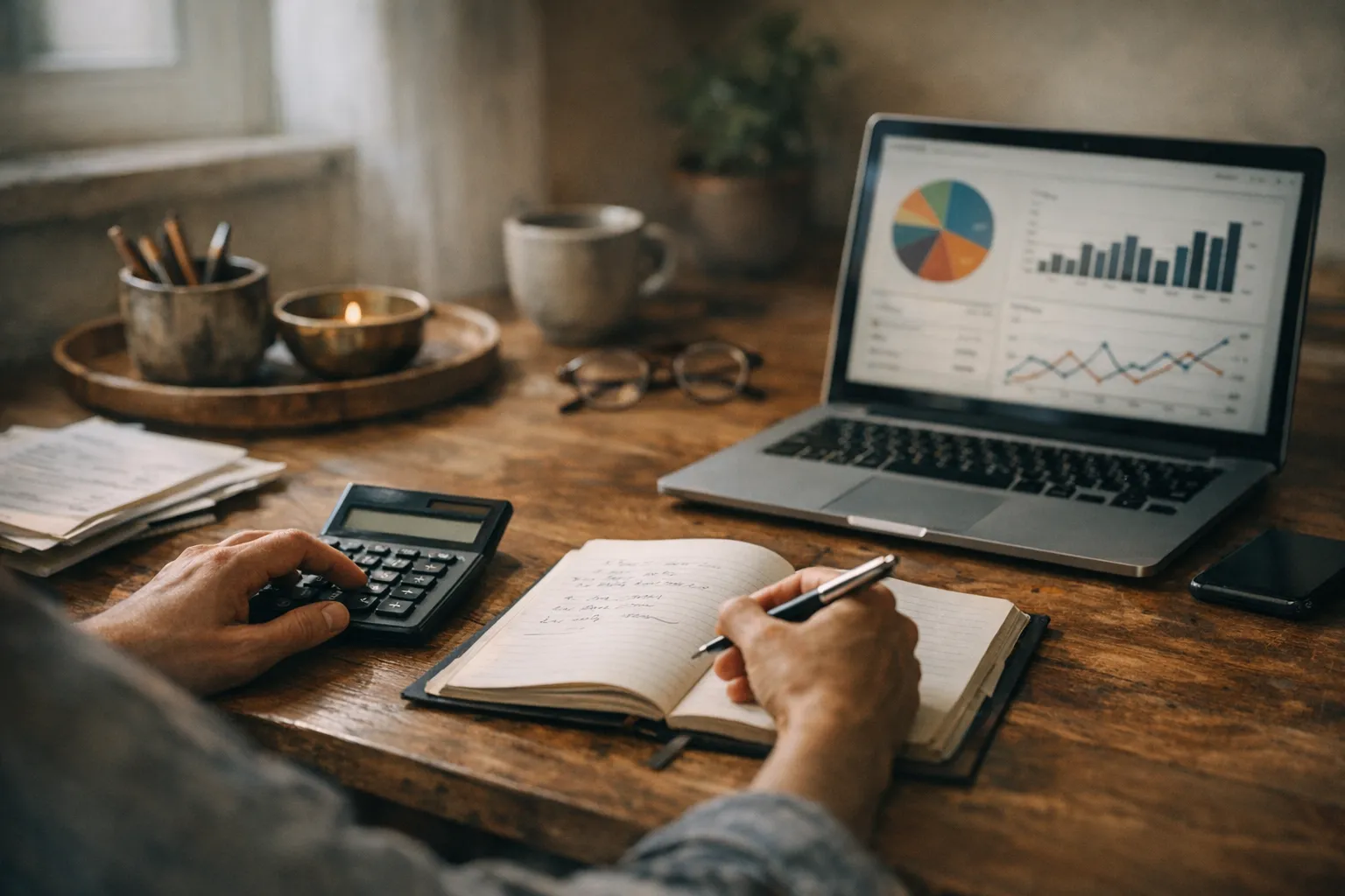 educador financeiro a trabalhar