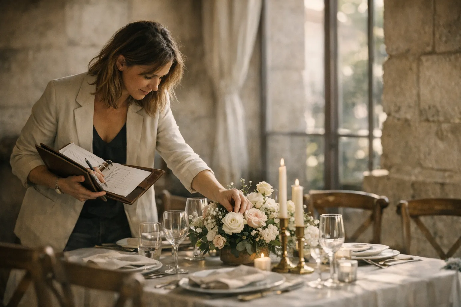 wedding planner a trabalhar