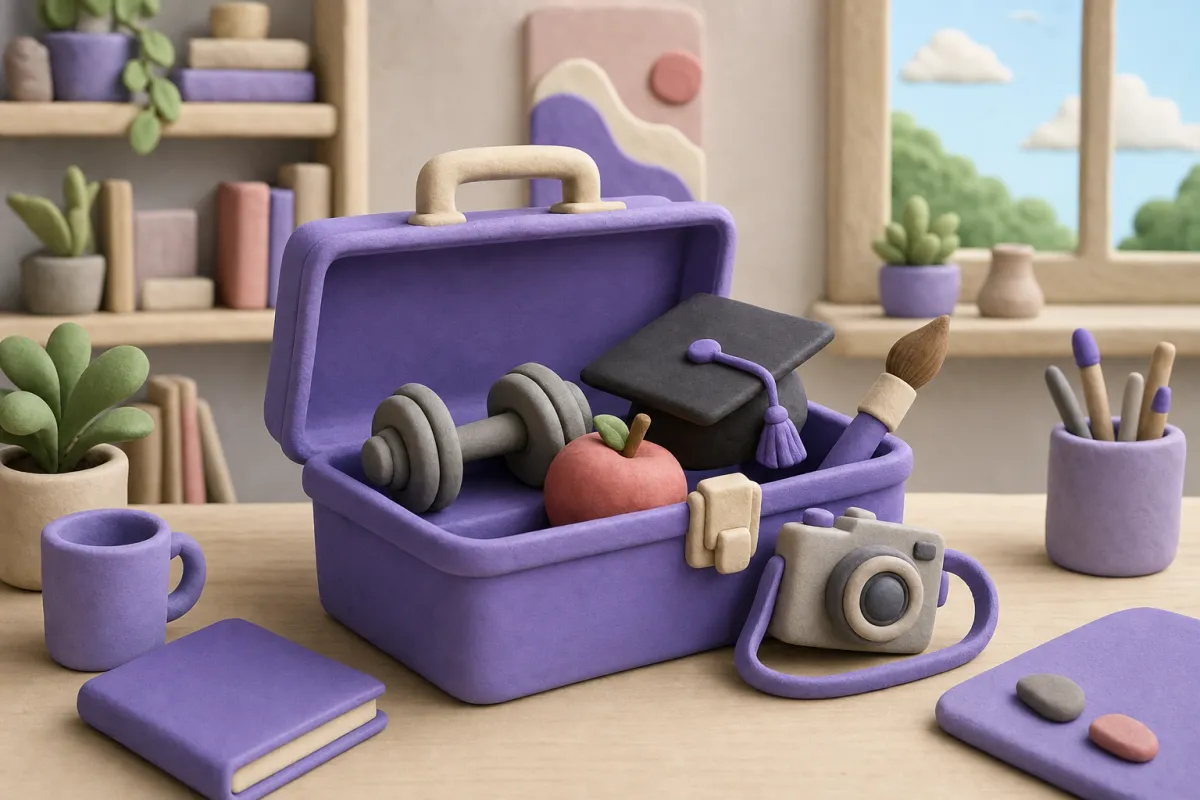 Ilustração de ferramentas para profissionais e criadores